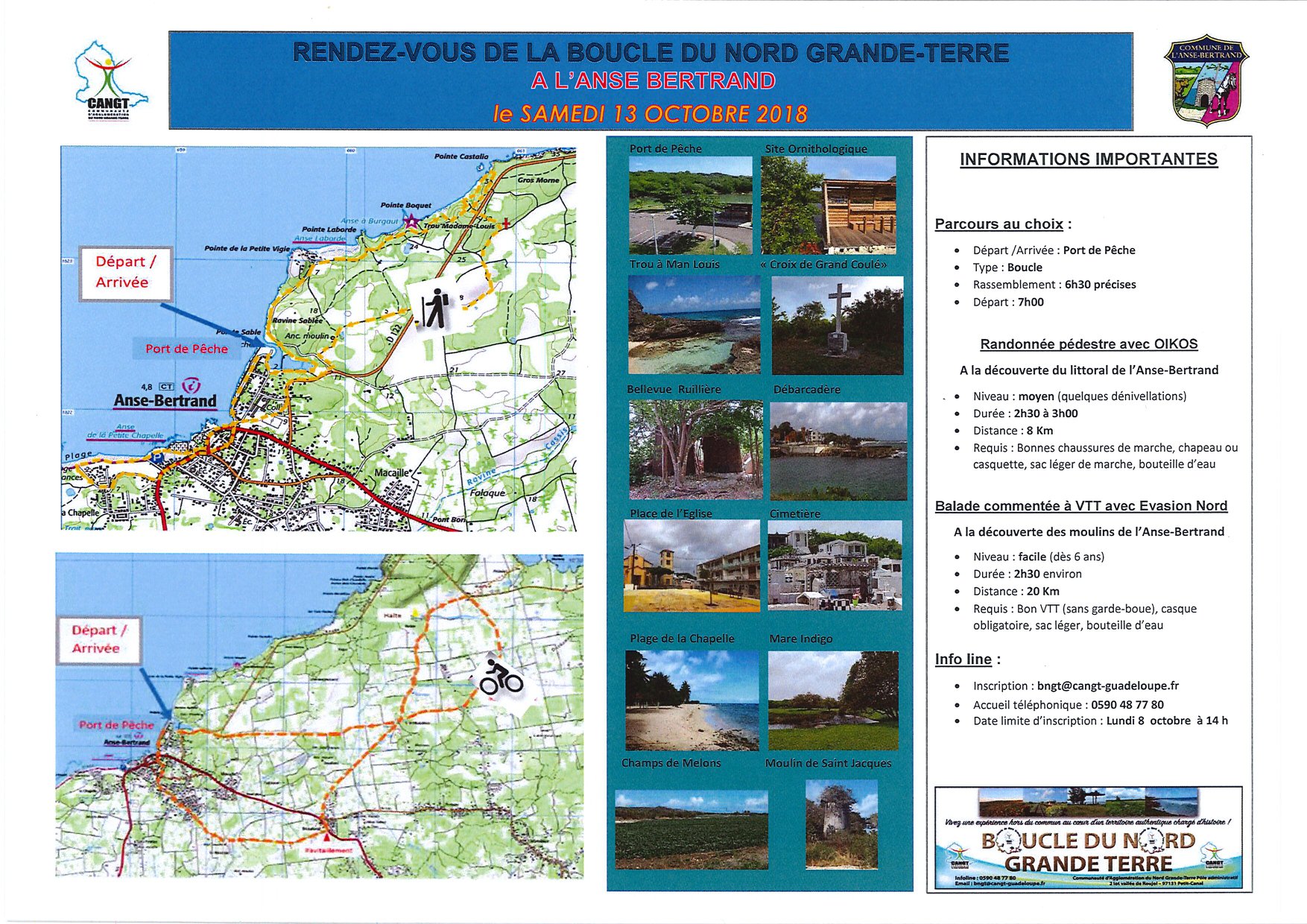 Randonnées de découverte de la Boucle du Nord Grande-Terre