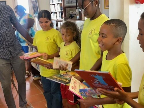 Défi lecture avec les élèves du groupe scolaire José Moustache