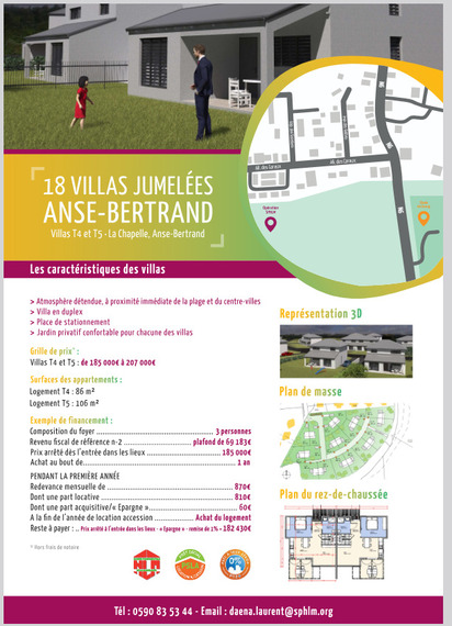 Création de 18 villas en accession à la propriété
